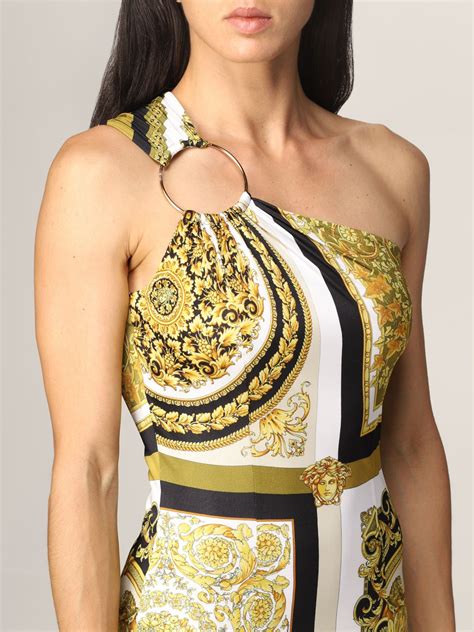 versace ähnl|versace one shoulder dress.